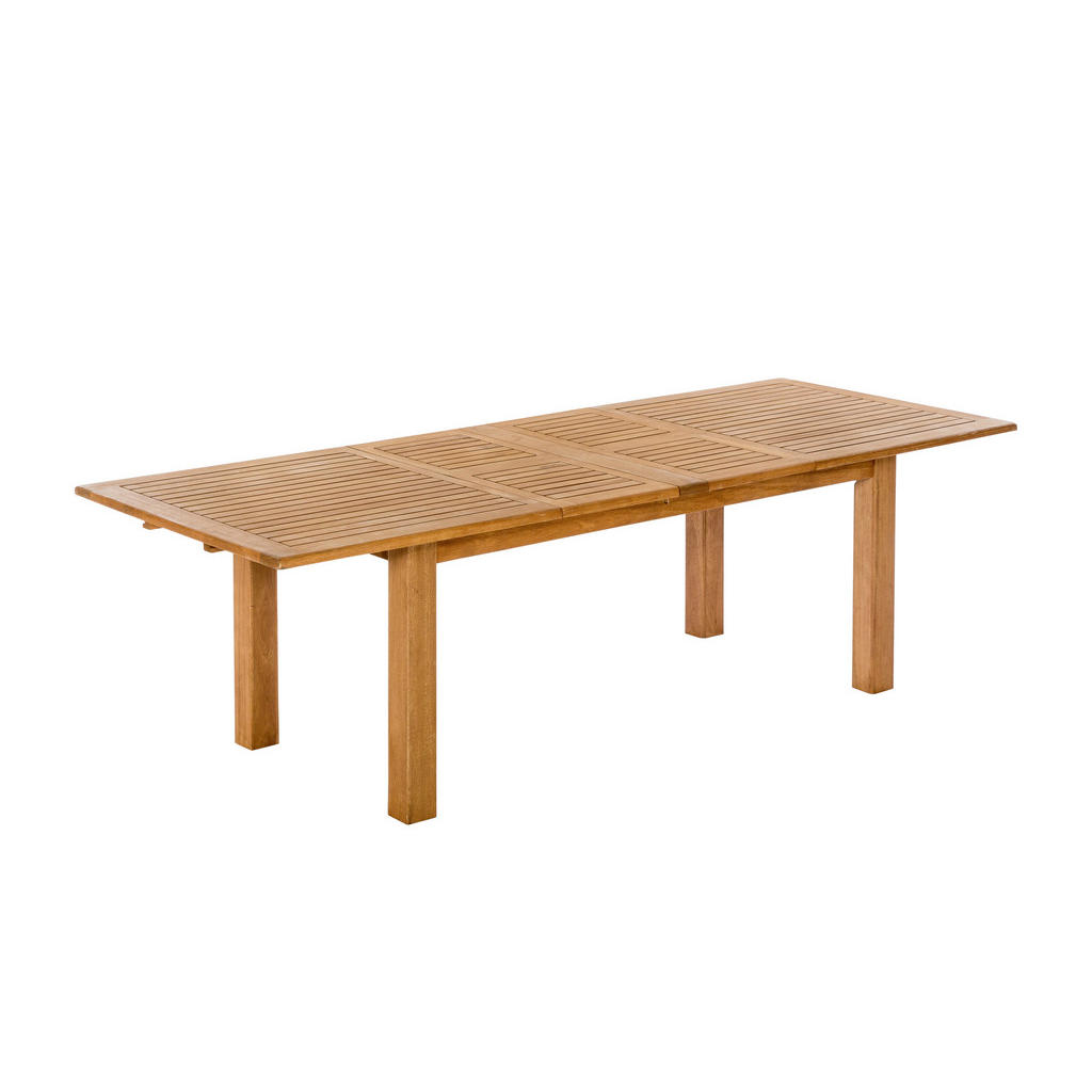 Thumbnail - Gardenson Gartentisch, Natur, Holz, Eukalyptusholz, Hartholz, rechteckig, eckig, 100x75x180-260 cm, ausziehbar, Gartenmö...