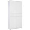 MEHRZWECKSCHRANK 100/200/37 cm  in Weiß  - Silberfarben/Weiß, KONVENTIONELL, Holzwerkstoff/Kunststoff (100/200/37cm) - Xora