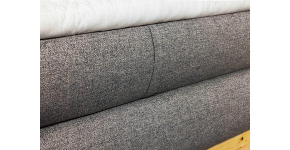BOXSPRINGBETT 160/200 cm  in Zirbelkieferfarben, Hellgrau  - Zirbelkieferfarben/Hellgrau, Natur, Holz/Textil (160/200cm) - Linea Natura
