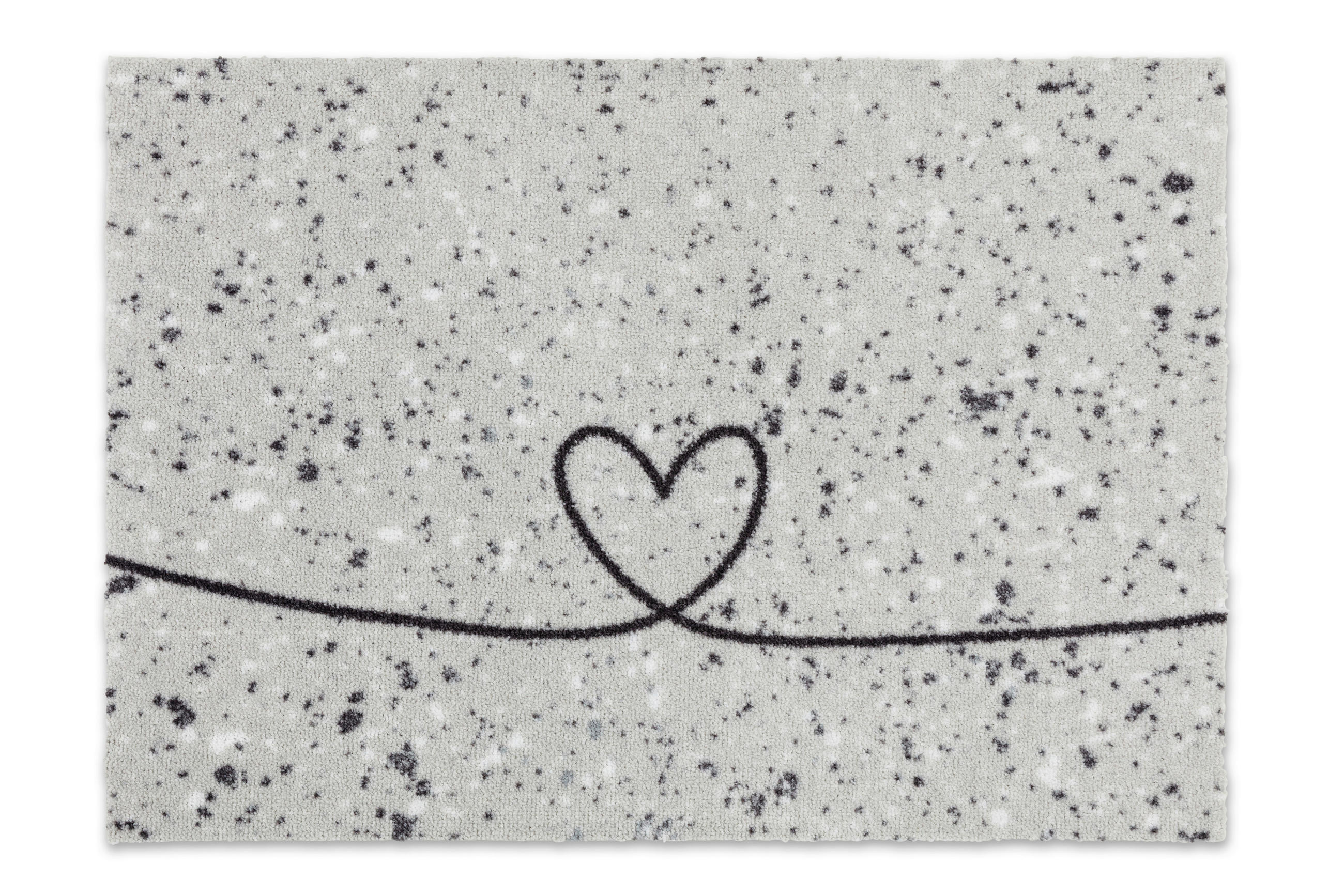 FUßMATTE  50/70 cm  Hellgrau  - Hellgrau, Basics, Kunststoff/Textil (50/70cm) - Astra