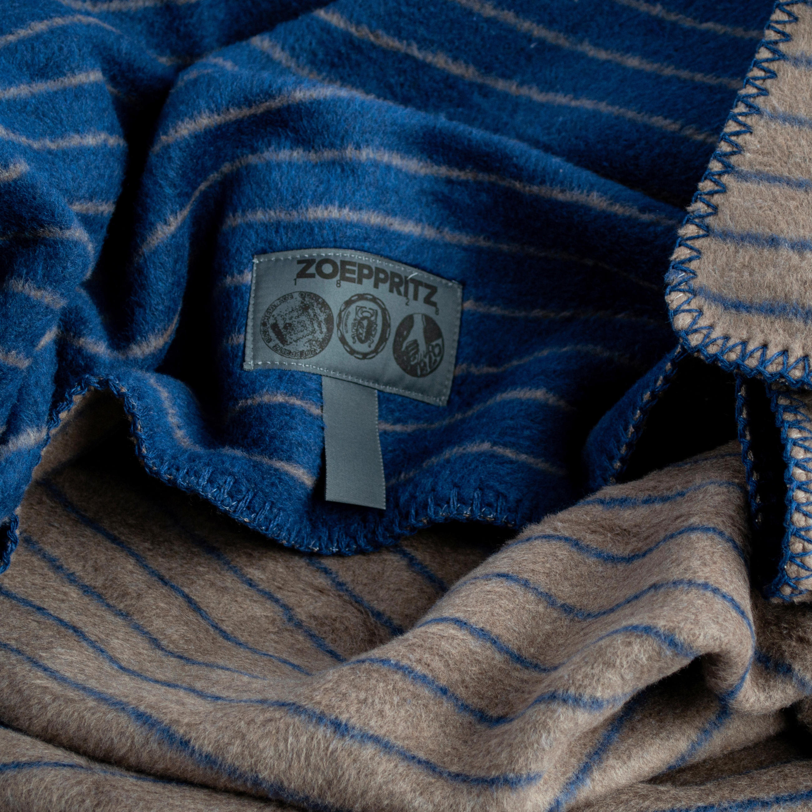 DECKE 150/200 cm  - Blau, Basics, Textil (150/200cm) - Zoeppritz