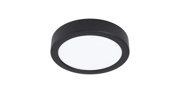 LED-DECKENLEUCHTE 16/2,8 cm - Schwarz/Weiß, Basics, Kunststoff/Metall (16/2,8cm) - Novel