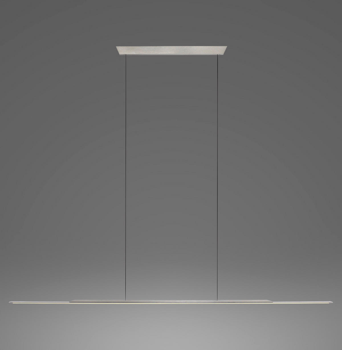 VISEČA LED-SVETILKA  PURE SURFACE 29 W//3000 K/230 V/ - siva, Design, kovina/umetna masa (160/2,5/150cm)