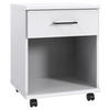 ROLLCONTAINER 52/40/38 cm  - Weiss/Schwarz, Design, Holzwerkstoff/Kunststoff (52/40/38cm) - Boxxx