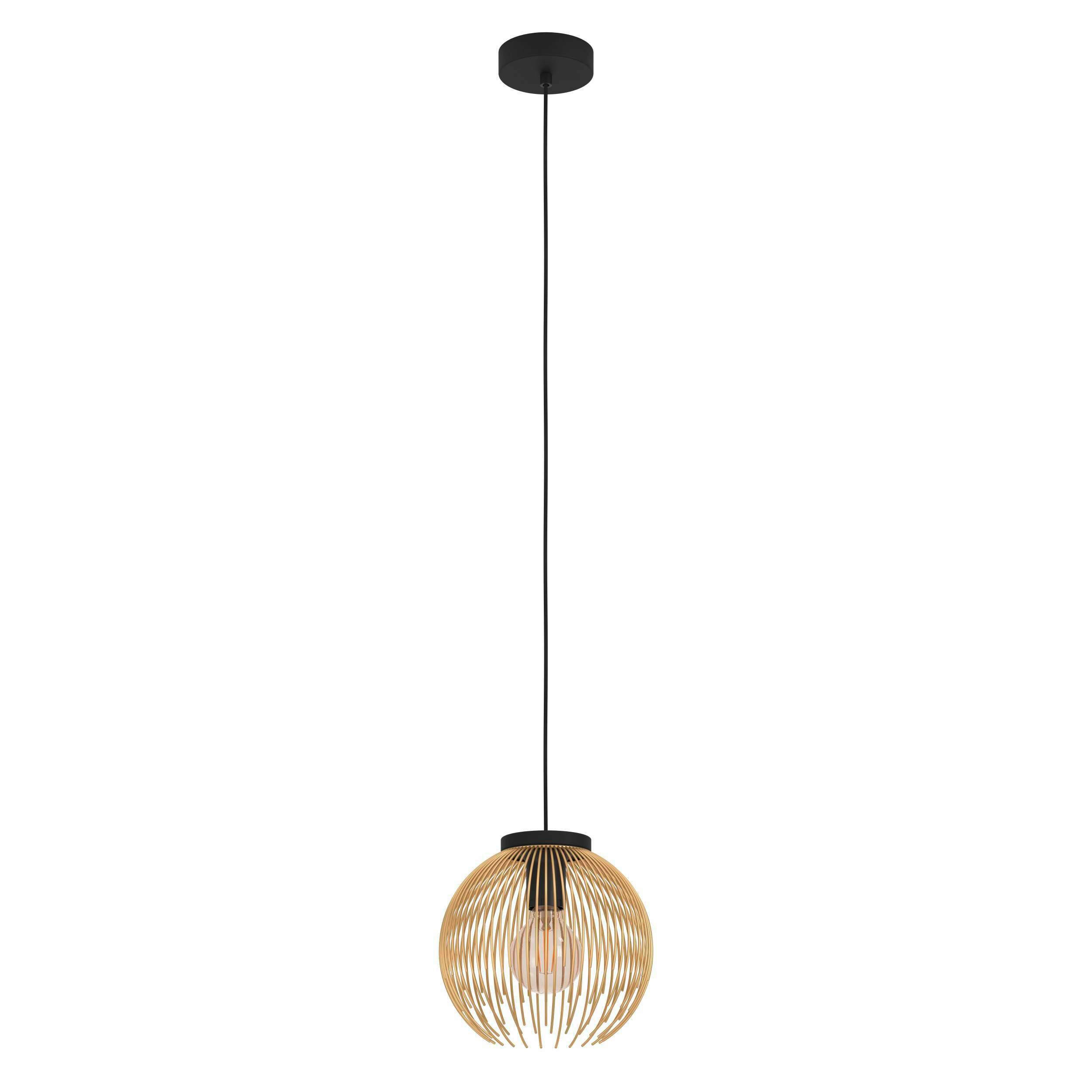Lustră 23.5/110 cm  - auriu/negru, Trend, metal (23.5/110cm)