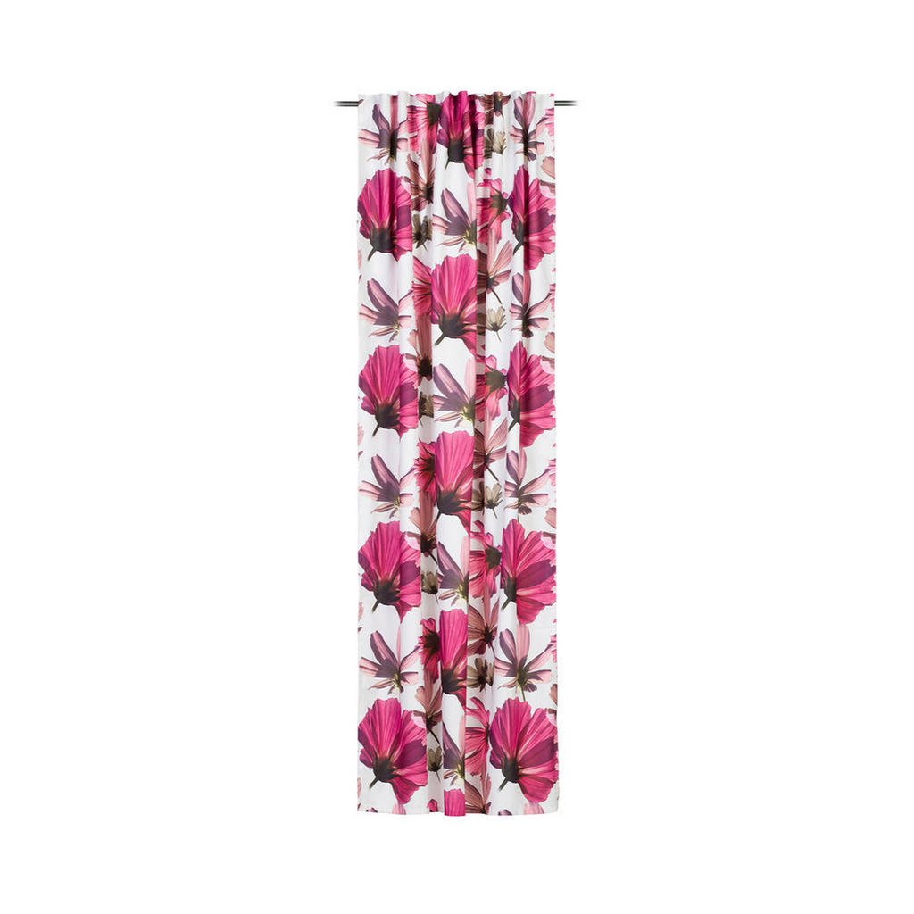 Thumbnail - Ambiente Ösenschal Bagna, Rot, Textil, Floral, 140x255 cm, beliebig kürzbar, Wohntextilien, Gardinen & Vorhänge, Fertigg...