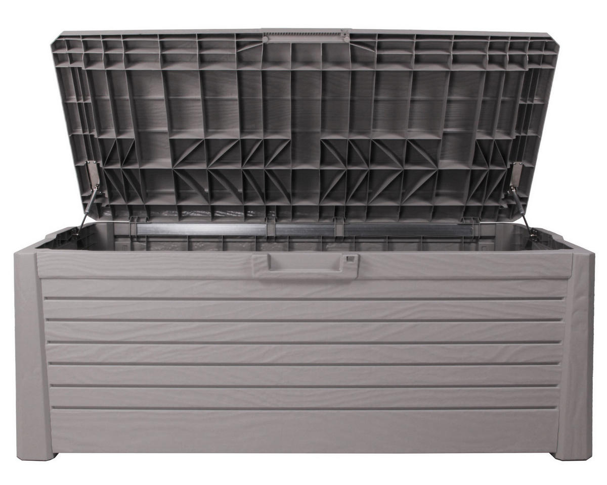 KISSENBOX 141/63/71 cm  - Grau, Basics, Kunststoff (141/63/71cm) - Ambia Garden