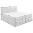 BOXSPRINGBETT 180/200 cm in Hellgrau - Hellgrau/Schwarz, Design, Kunststoff/Textil (180/200cm) - Carryhome BOXSPRINGBETT 180/200 cm in Hellgrau - Hellgrau/Schwarz, Design, Kunststoff/Textil (180/200cm) - Carryhome
