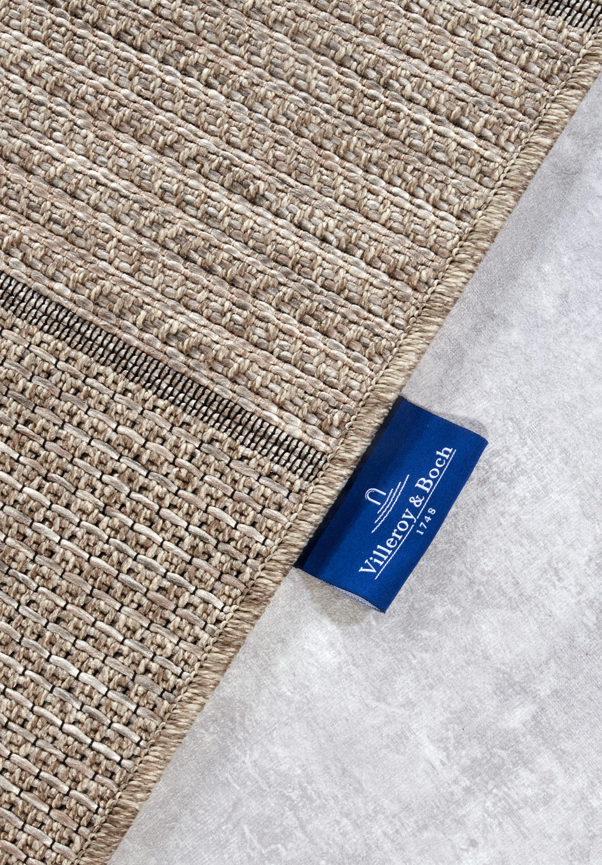 OUTDOORTEPPICH  für Terrasse und Balkon 155/230 cm Kollektion 1836 Hellbraun  - Hellbraun, Design, Kunststoff/Textil (155/230cm) - Villeroy & Boch