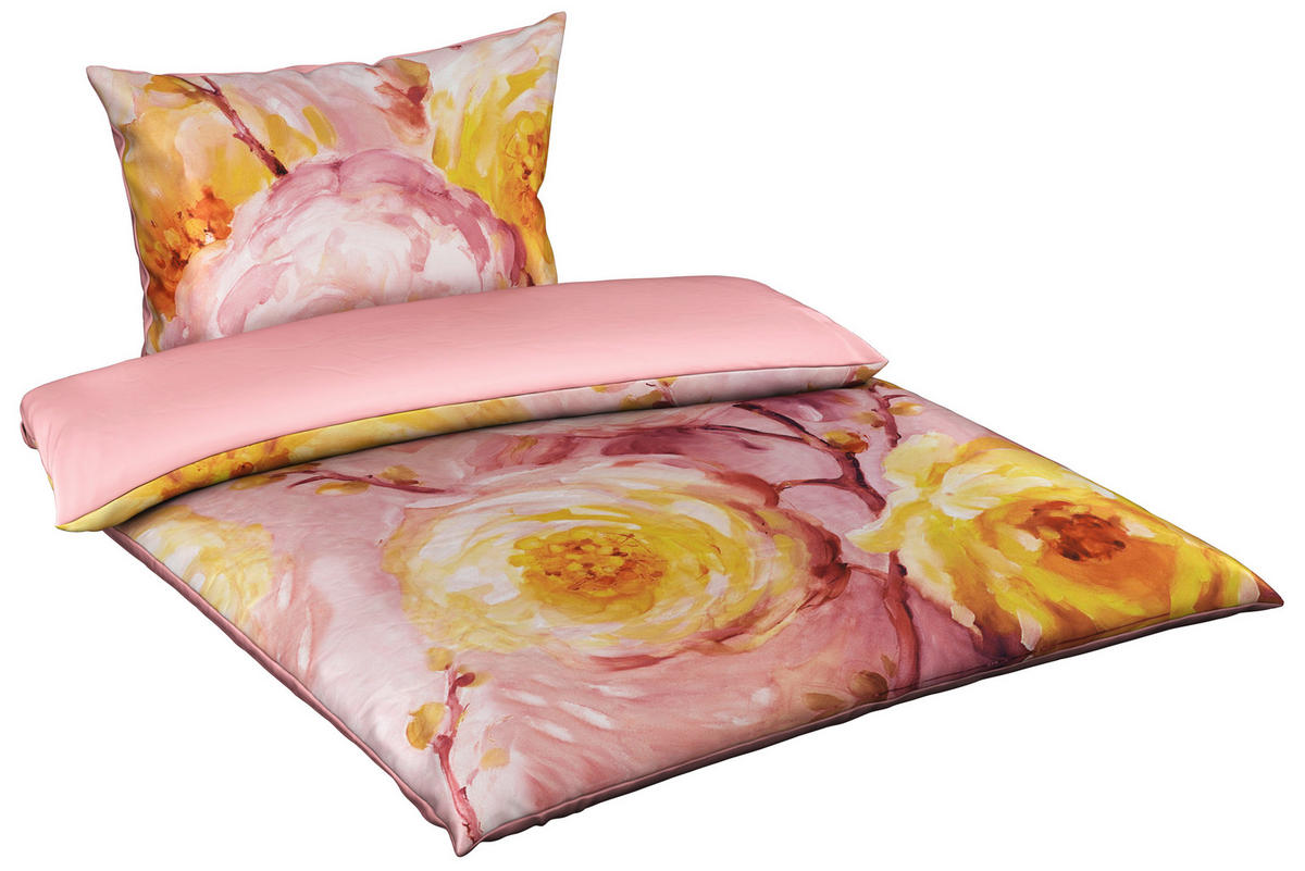 POSTELJINA SA DVA LICA SAMREEN 140/200 cm saten višebojna  - višebojna, Trendi, tekstil (140/200cm) - Esposa