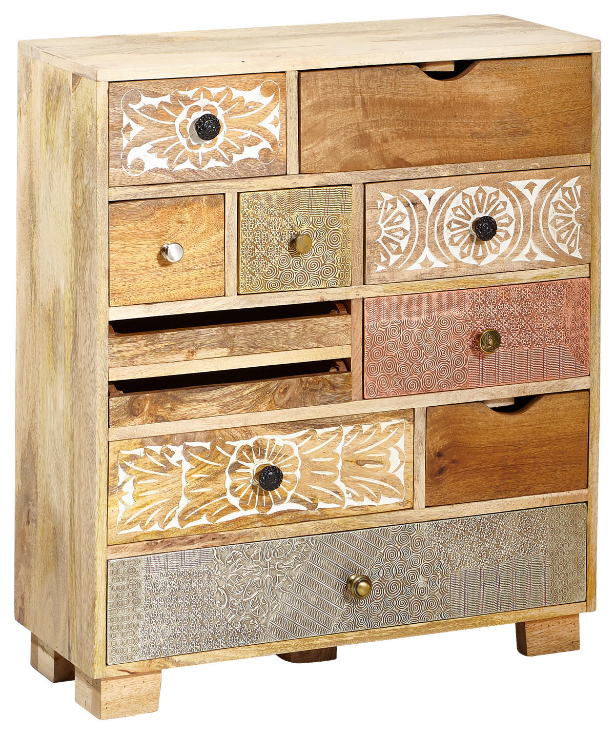 KOMMODE  in 75/85/30 cm  - Multicolor/Schwarz, LIFESTYLE, Holz/Metall (75/85/30cm) - Landscape