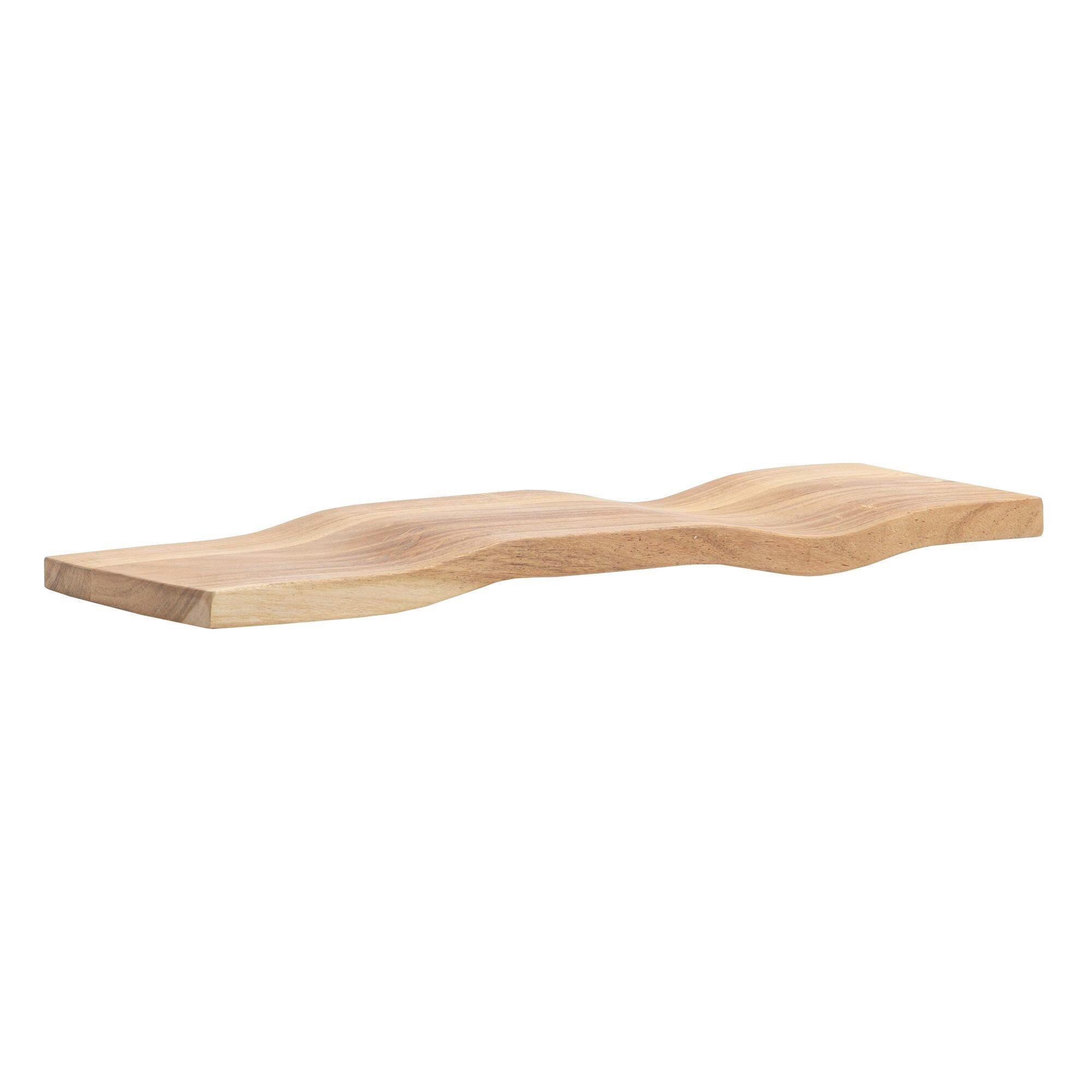 NÁSTENNÁ POLICA, akácia, farba akácie, 60/5/20 cm - farba akácie, Design, drevo (60/5/20cm) - Livetastic