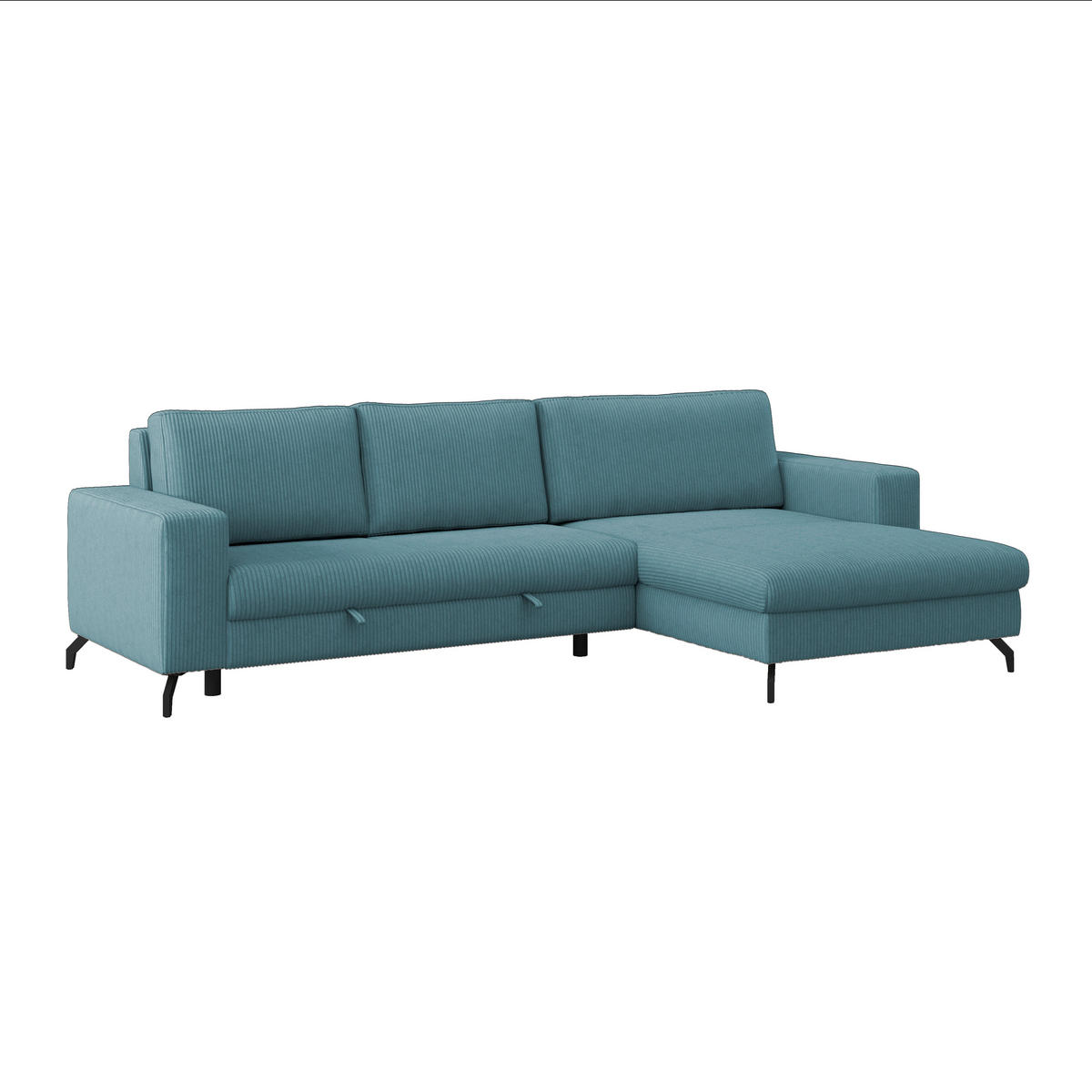 ECKSOFA Hellblau  - Hellblau, Trend, Textil (290/178cm) - P & B