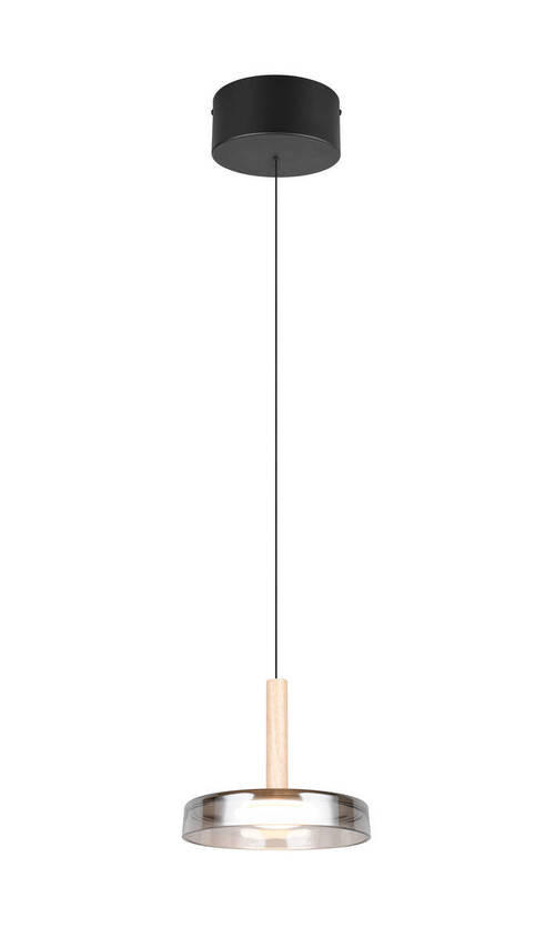 LED-PENDELLEUCHTE 22/200 cm    - Schwarz/Grau, Design (22/200cm) - Trio Leuchten