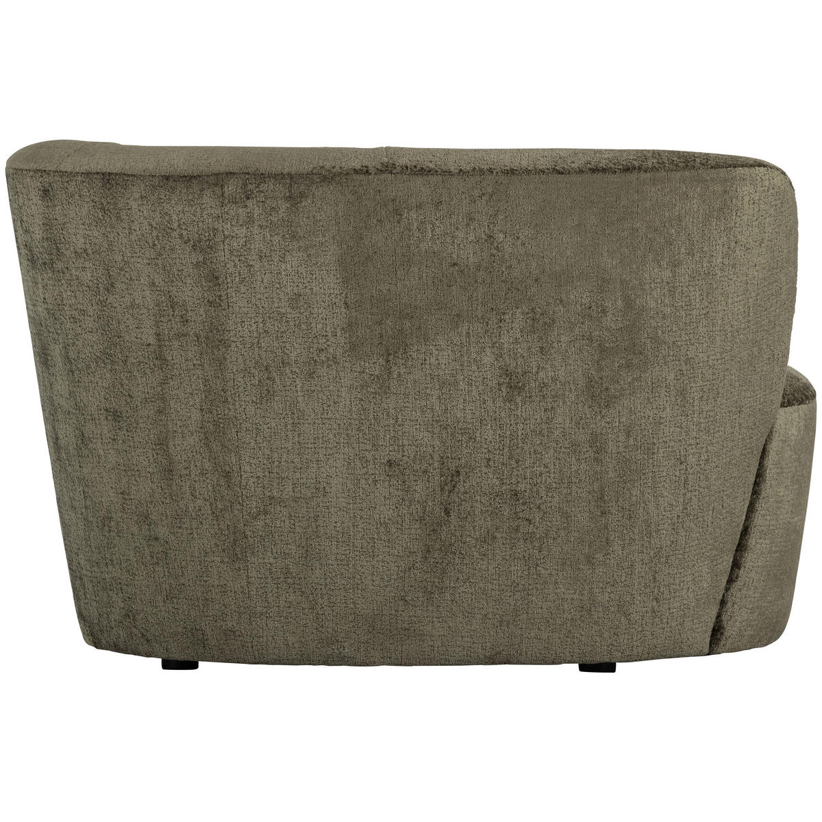 RÉCAMIERE in Samt Dunkelgrün  - Dunkelgrün/Schwarz, Design, Kunststoff/Textil (112/73/80cm) - Livetastic