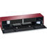 TV-ELEMENT Rot, Schwarz - Rot/Schwarz, Design, Glas/Holzwerkstoff (180/43/42cm) - Voleo