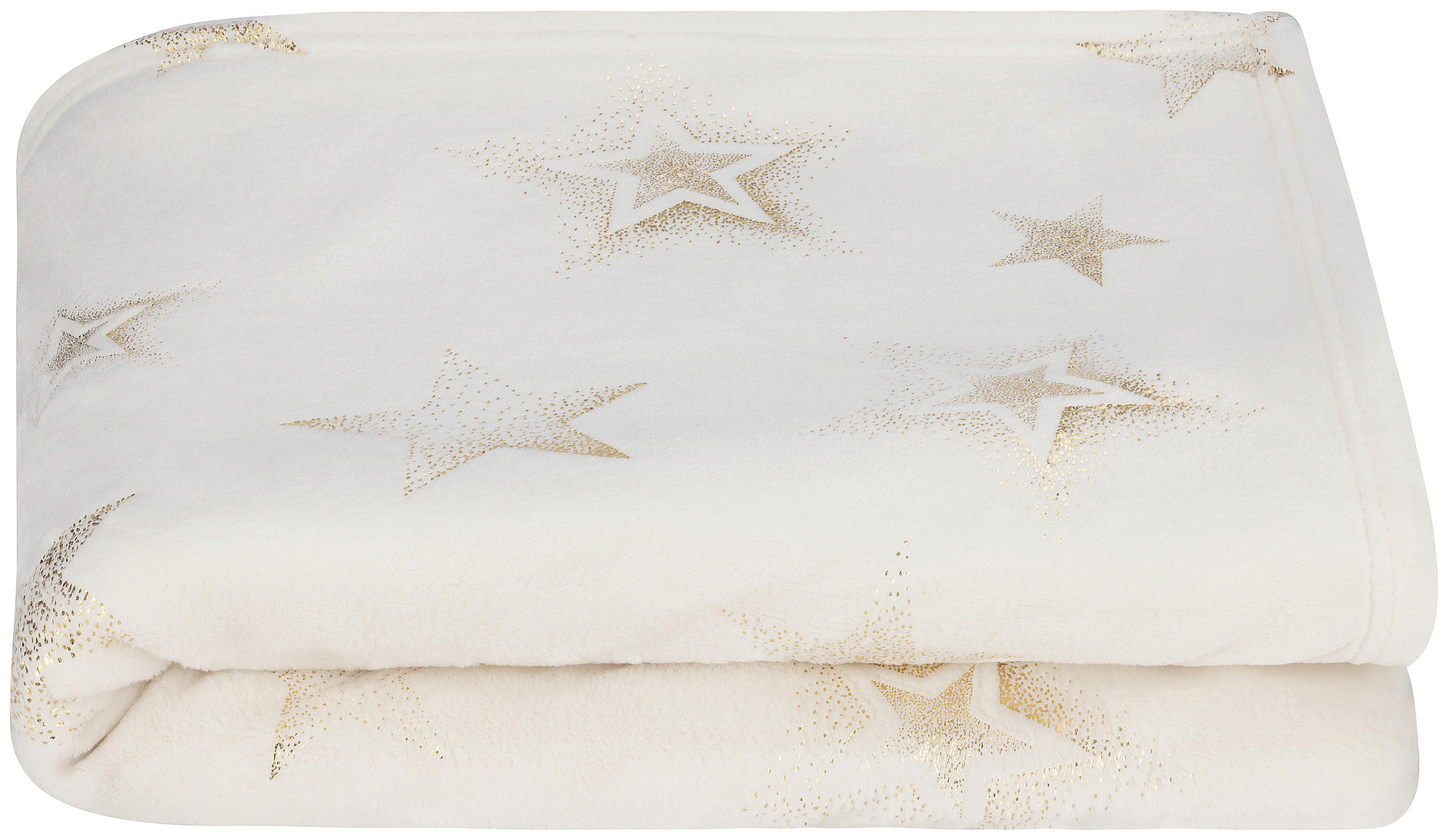 WOHNDECKE STAR 130/170 cm  - Beige, Trend, Textil (130/170cm) - X-Mas