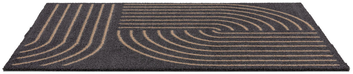 FUßMATTE  66/110 cm  Schwarz  - Schwarz, Basics, Kunststoff/Textil (66/110cm) - Esposa