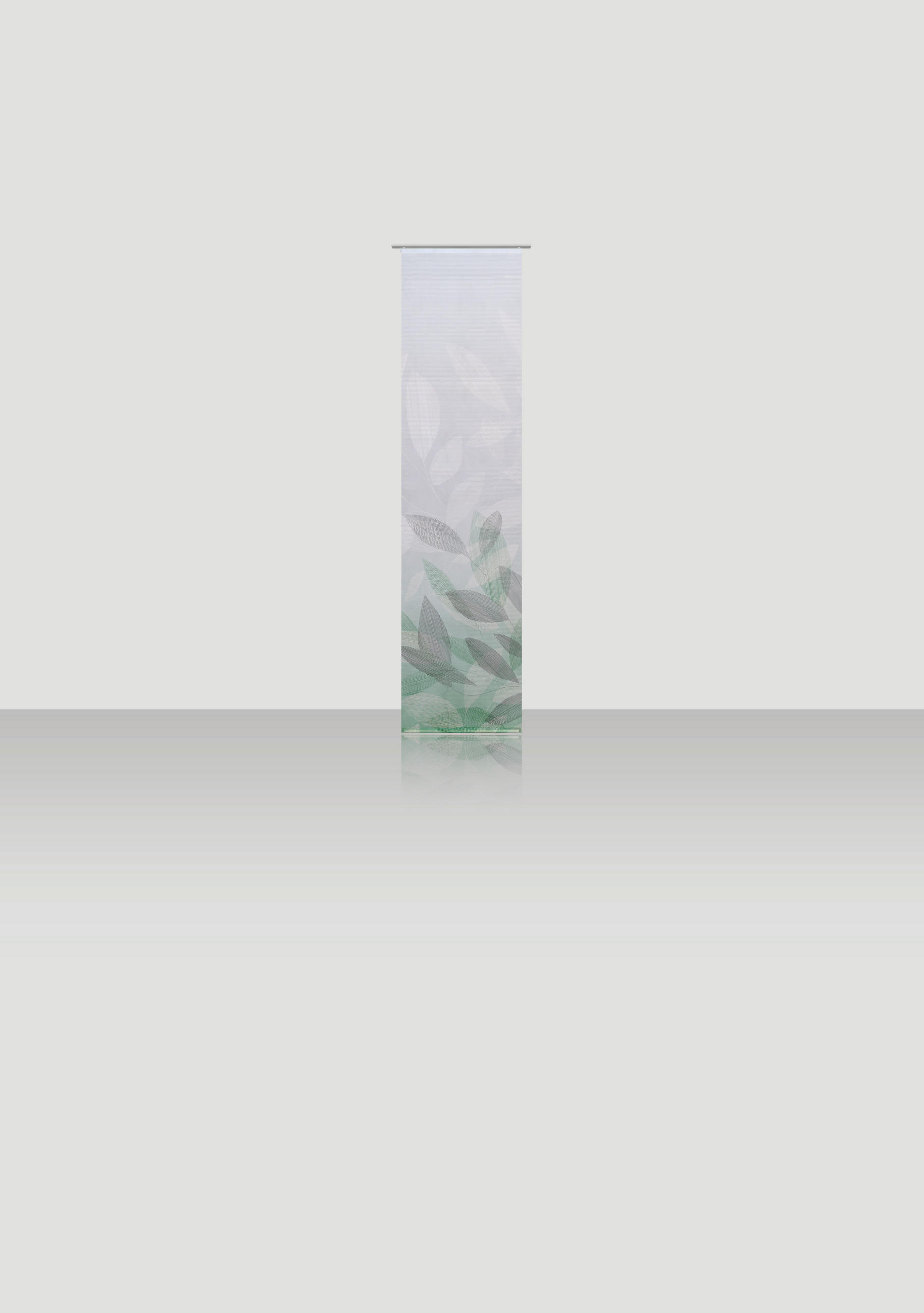 FLÄCHENVORHANG   halbtransparent   60/245 cm  - Grün, Natur, Textil (60/245cm) - Novel