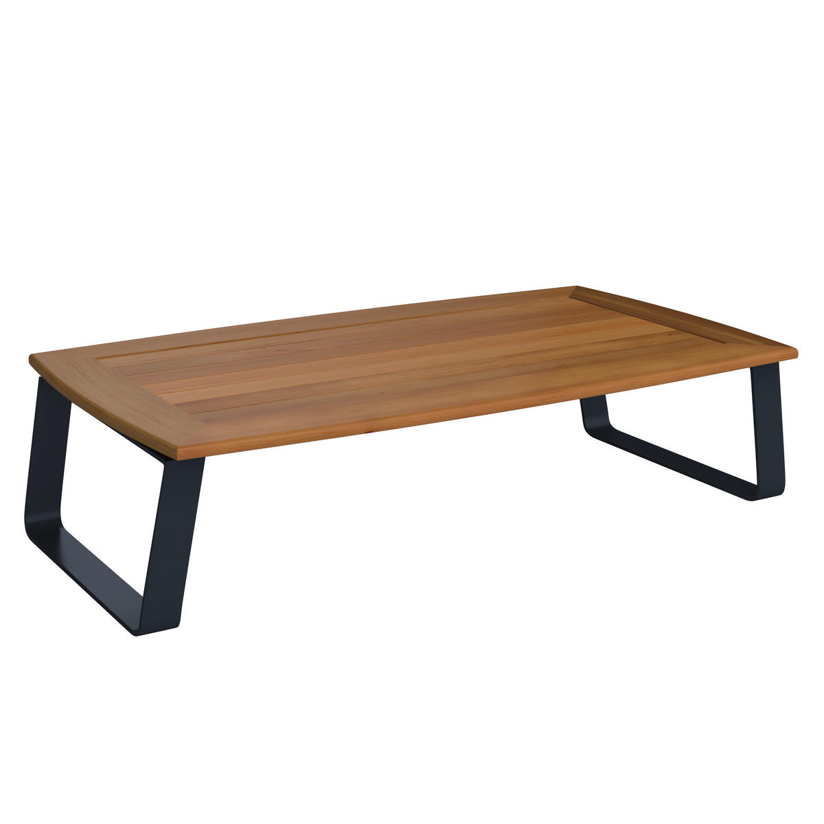 LOUNGEGARNITUR Teakholz Aluminium  - Dunkelgrau, MODERN, Holz/Metall - Ambia Garden