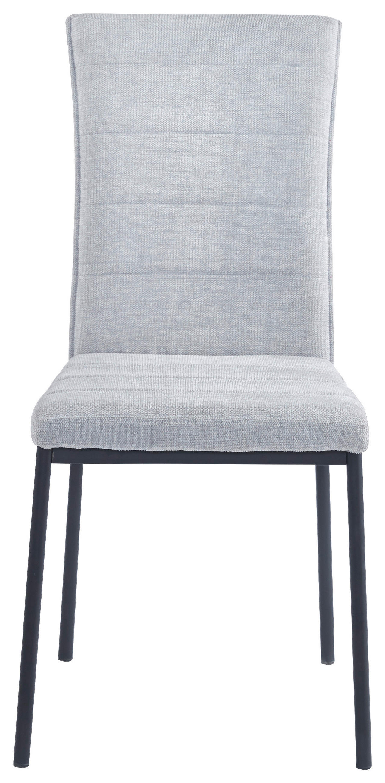 STOLICA  svijetlo siva  metal, tekstil      - svijetlo siva/crna, Design, metal/tekstil (44/95/57cm) - Carryhome