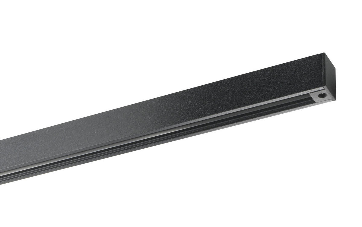 SCHIENENSYSTEM 100 CM m6 HV Track 6 100 cm   - Schwarz, Basics, Metall (100cm) - Fischer & Honsel