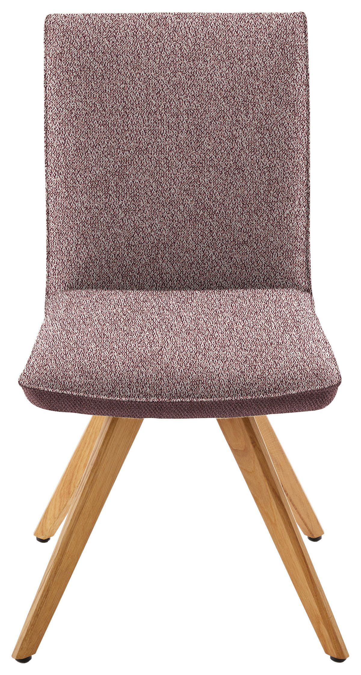 STUHL in Holz, Textil Altrosa  - Eichefarben/Altrosa, Design, Holz/Textil (48/91/63cm) - Koinor