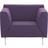 SESSEL in Textil Violett - Edelstahlfarben/Violett, Design, Textil/Metall (93/73/89cm) - Rolf Benz SESSEL in Textil Violett - Edelstahlfarben/Violett, Design, Textil/Metall (93/73/89cm) - Rolf Benz