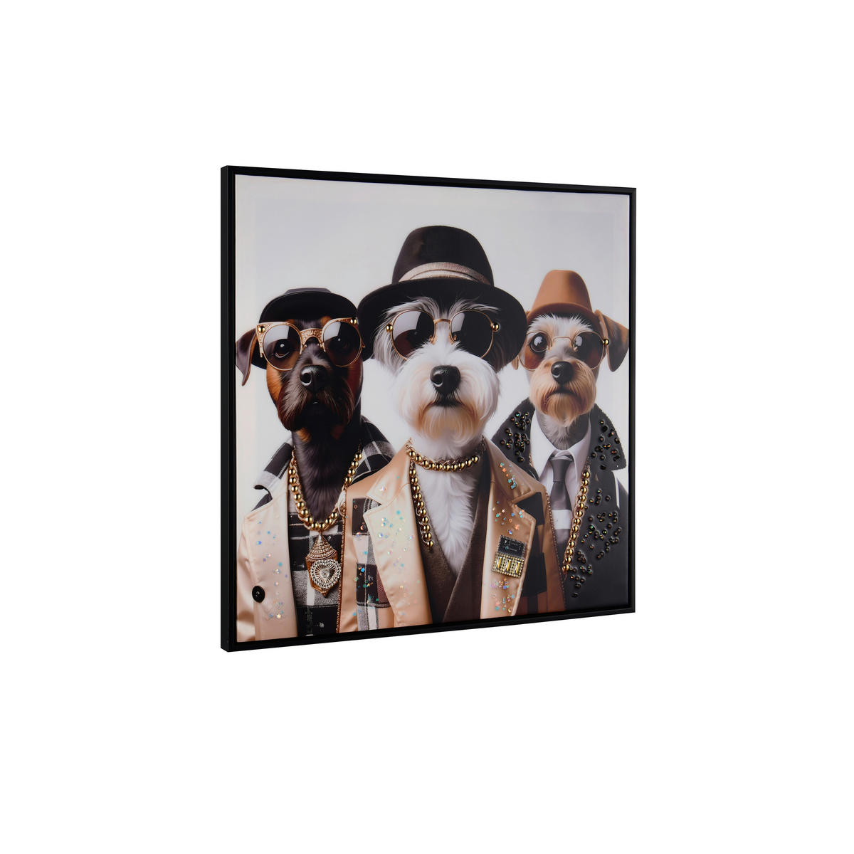 BILD Tiere Multicolor  - Multicolor/Schwarz, Design, Kunststoff (52/52/3cm)