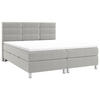 BOXBETT 140/200 cm  in Grau  - Chromfarben/Grau, KONVENTIONELL, Textil/Metall (140/200cm) - Carryhome