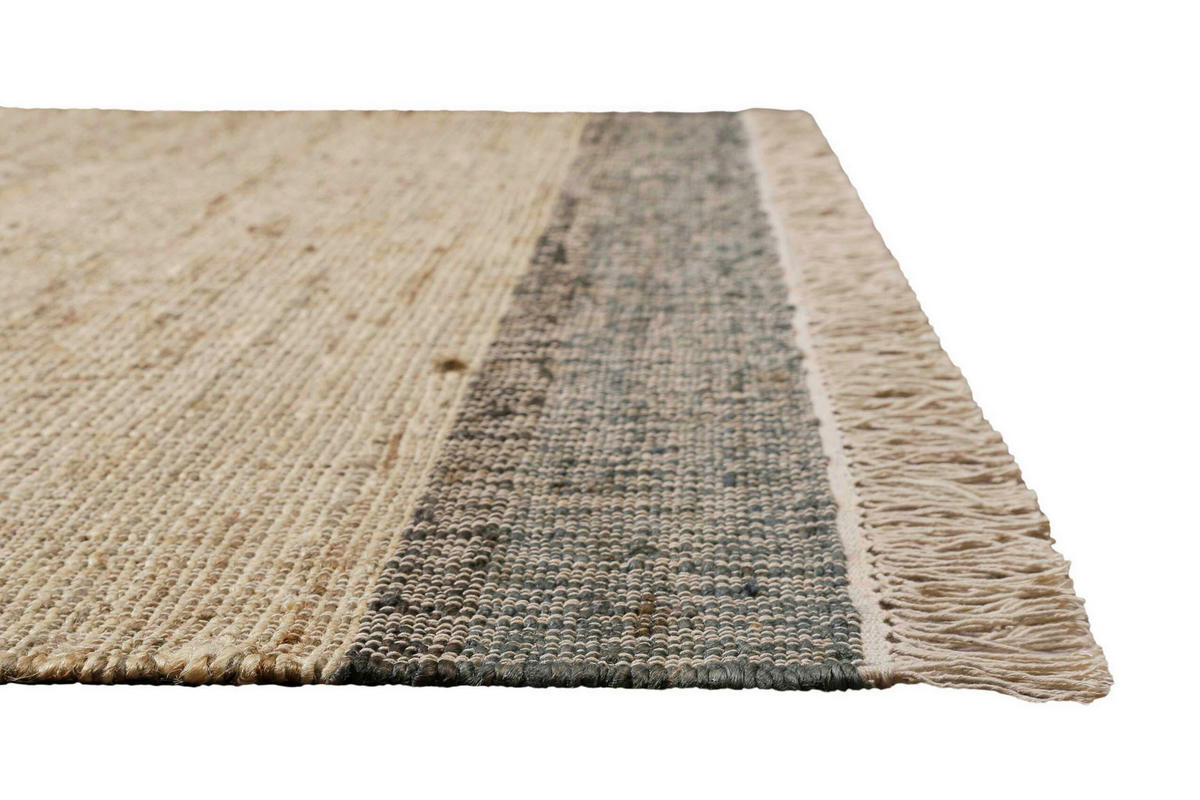 HANDWEBTEPPICH 130/190 cm Viktor Beige, Graubraun  - Beige/Graubraun, Design, Textil (130/190cm)