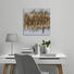 Abstraktes, Strukturen ÖLGEMÄLDE - Goldfarben, Design, Holz/Textil (60/60cm) - Monee