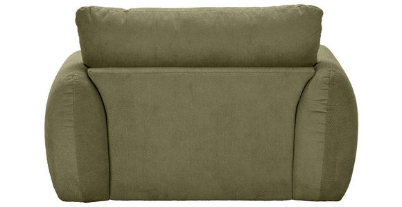 XXL-SESSEL - Schwarz/Olivgrün, KONVENTIONELL, Kunststoff/Textil (132/81/158cm) - Carryhome