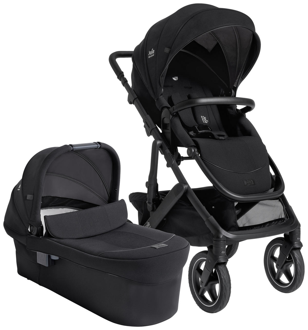 KOMBIKINDERWAGEN  Vinca 2in1  Eclipse  - Schwarz, Basics, Textil/Metall (65/109/97cm) - JOIE SIGNATURE