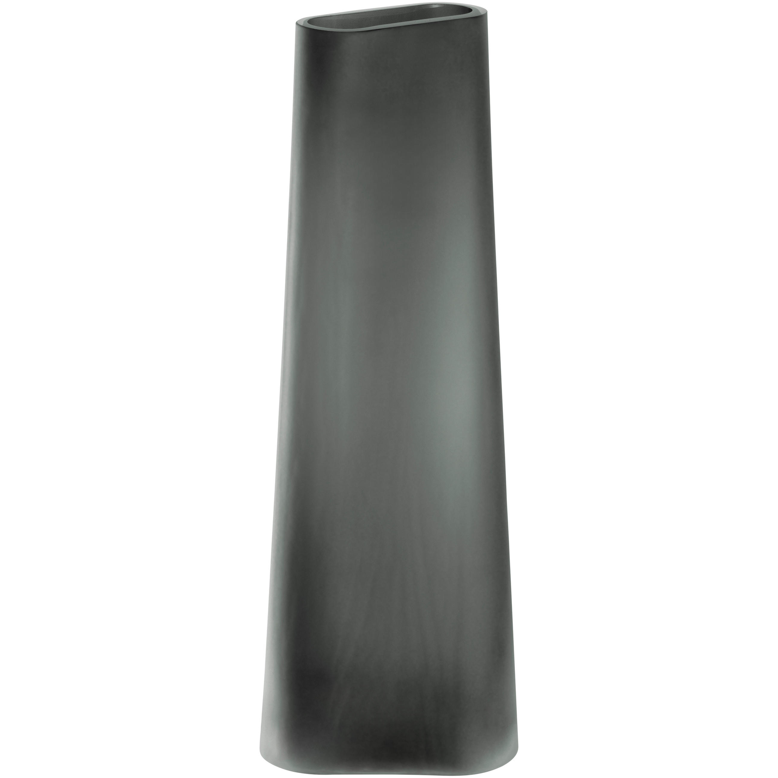 VASE TURNO  - Grau, Basics, Glas (14,5/42/11,5cm) - Leonardo