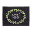 FUßMATTE 50/70 cm  - Schwarz/Grün, Design, Textil (50/70cm) - Esposa