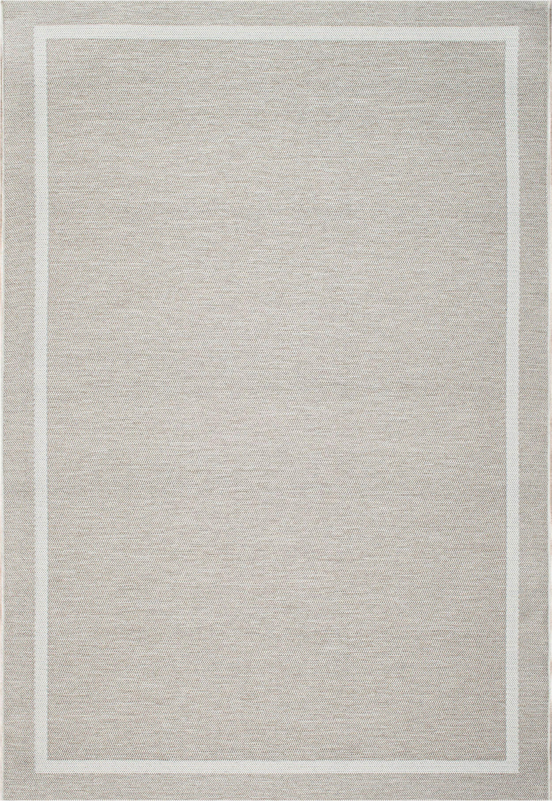OUTDOORTEPPICH 80/150 cm Amalfi Hellgrau, Sandfarben, Beige  - Sandfarben/Beige, KONVENTIONELL, Textil (80/150cm) - Novel