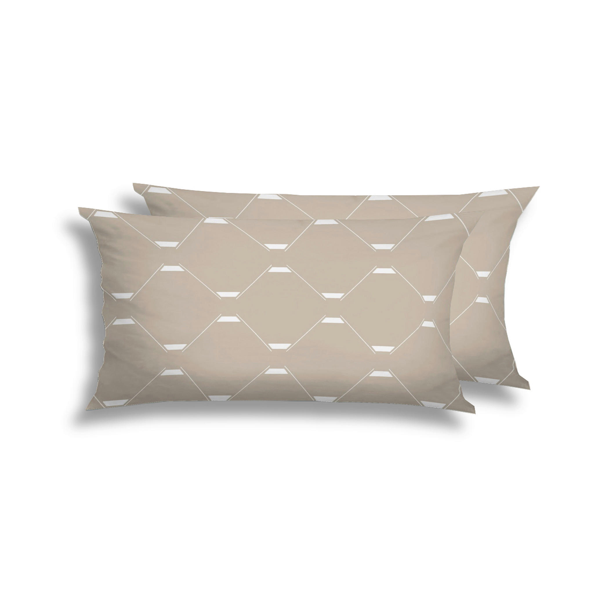 KOPFPOLSTERBEZUG 40/80 cm  - Beige, Design, Textil (40/80cm) - Florella