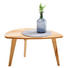 BEISTELLTISCH Kernbuche massiv rund Buchefarben - Buchefarben, Design, Holz (67,5/35/45cm) - Ti`me