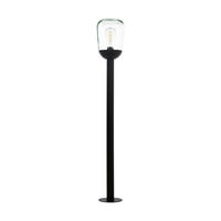 AUSSENSTEHLEUCHTE - Klar/Schwarz, Basics, Glas/Metall (15,5/99cm) - Eglo