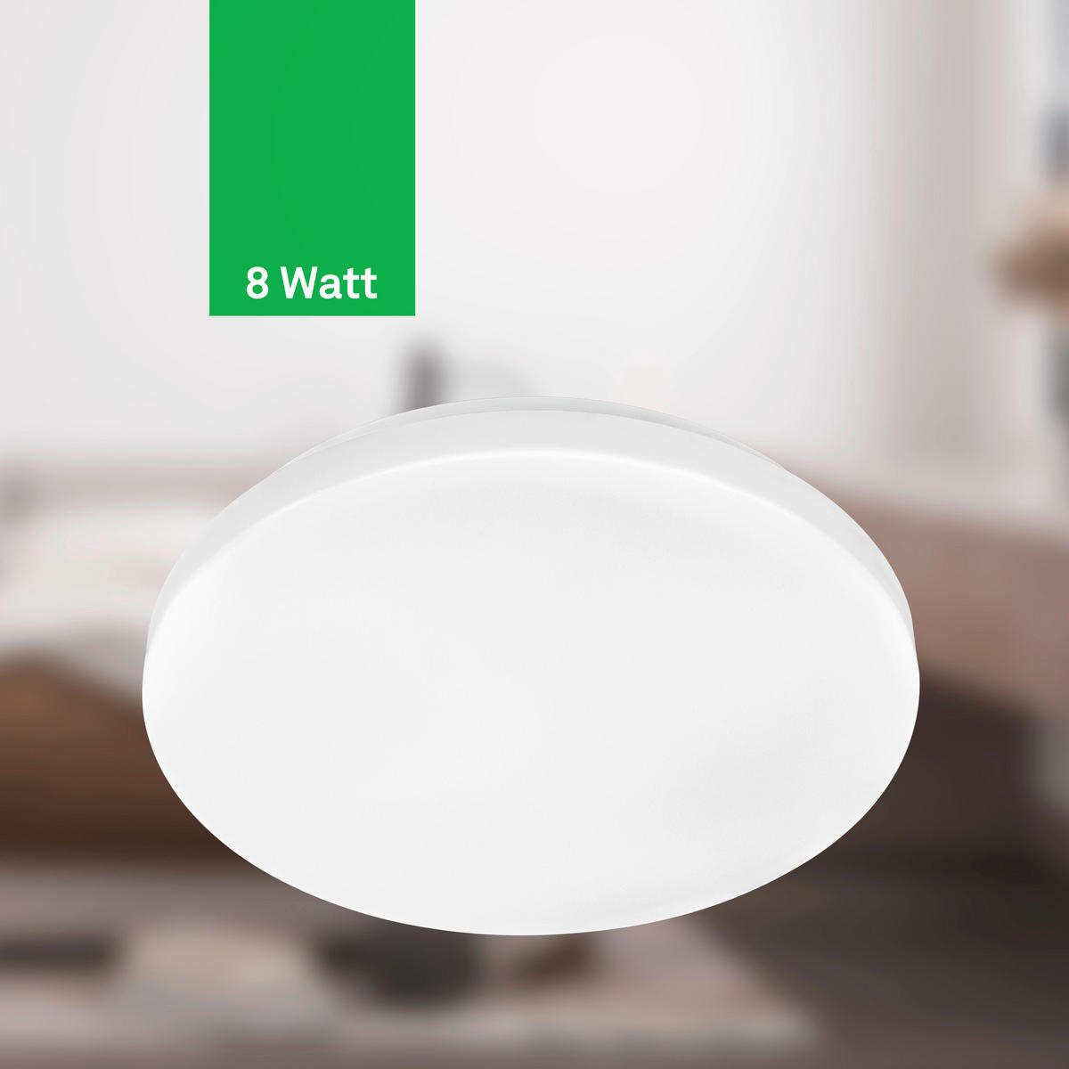 LED-DECKENLEUCHTE Elipso A 29/6 cm   - Weiß, Basics, Kunststoff (29/6cm)
