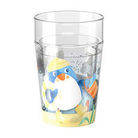 KINDERBECHER Geschirr Pinguin  - Multicolor, Basics, Kunststoff (7,5/11cm) - Haba