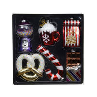 CHRISTBAUMKUGEL-SET  - Multicolor, Basics, Kunststoff (24.5/8/24.5cm)