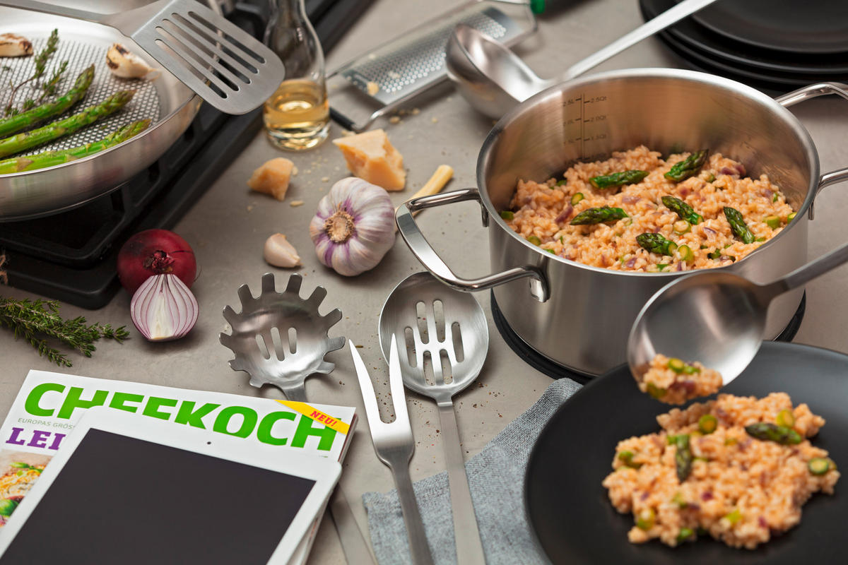 HRNEC, nerezová ocel, 20 cm  - barvy nerez oceli, Design, kov/sklo (20cm) - Chefkoch+Fackelmann