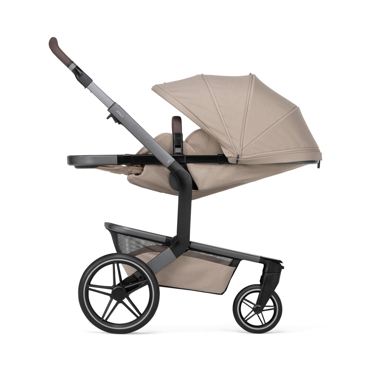 KINDERWAGEN  Day 5  Sandy Taupe  - Taupe/Grau, Basics, Textil/Metall (94/60/113cm) - Joolz