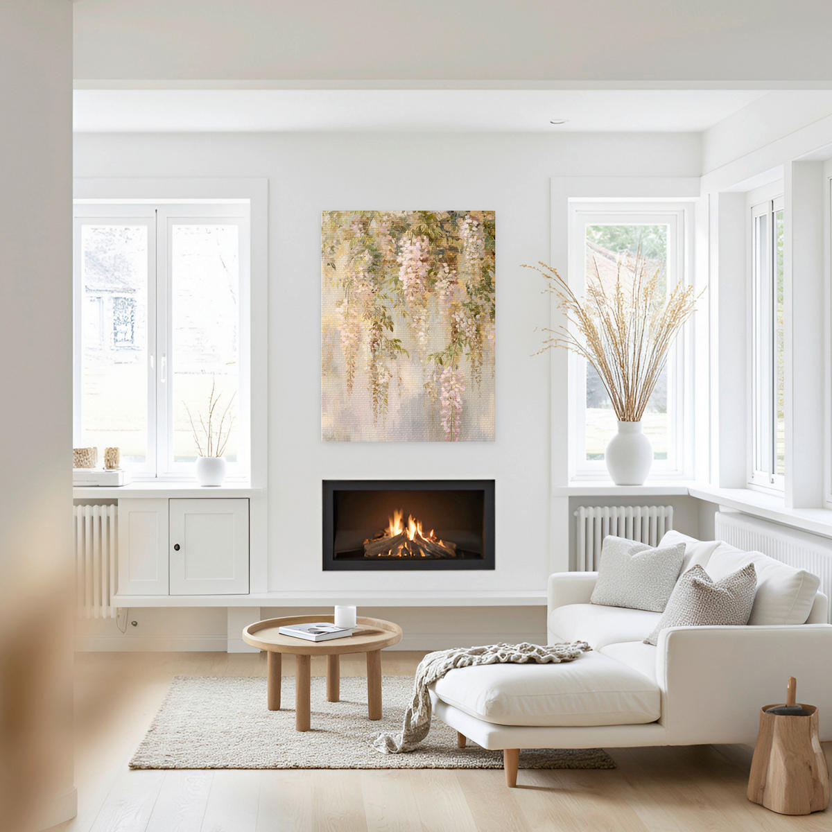 LEINWANDBILD Blumen 60/80 cm  - Multicolor, Basics, Holz/Textil (60/80cm)