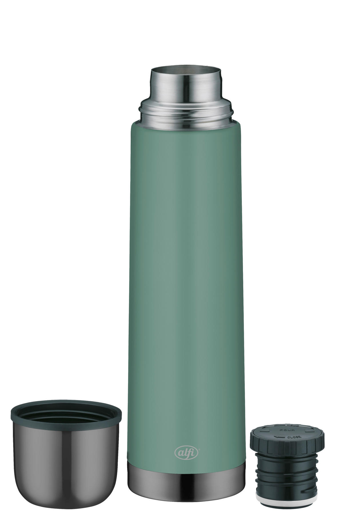 ISOLIERFLASCHE ISOTHERM ECO 0,75 L  - Grün, Design, Metall (0,75l) - Alfi