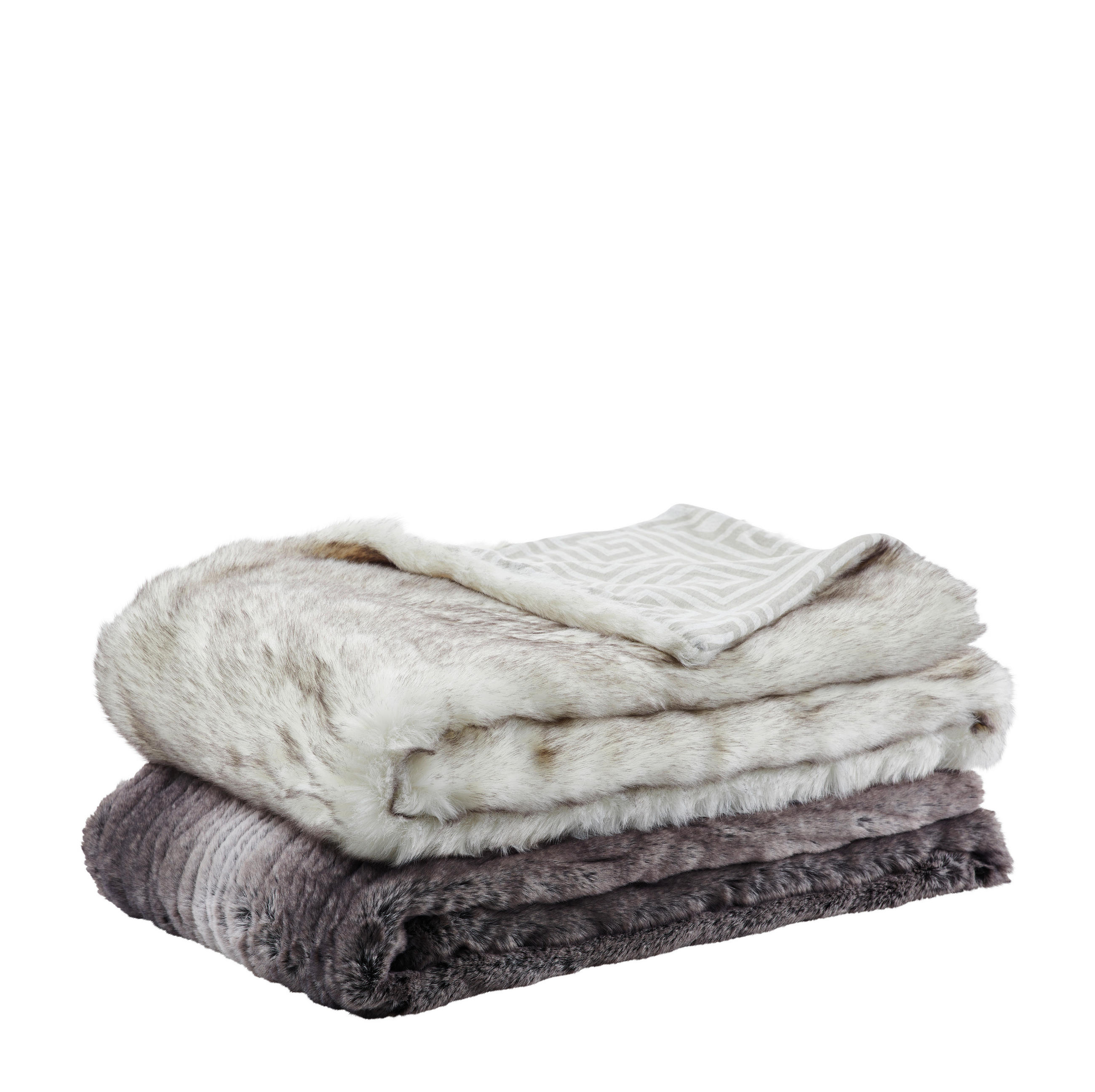 FELLDECKE Reborn Husky Legacy 140/190 cm  - Hellgrau/Weiß, Design, Textil (140/190cm) - Zoeppritz