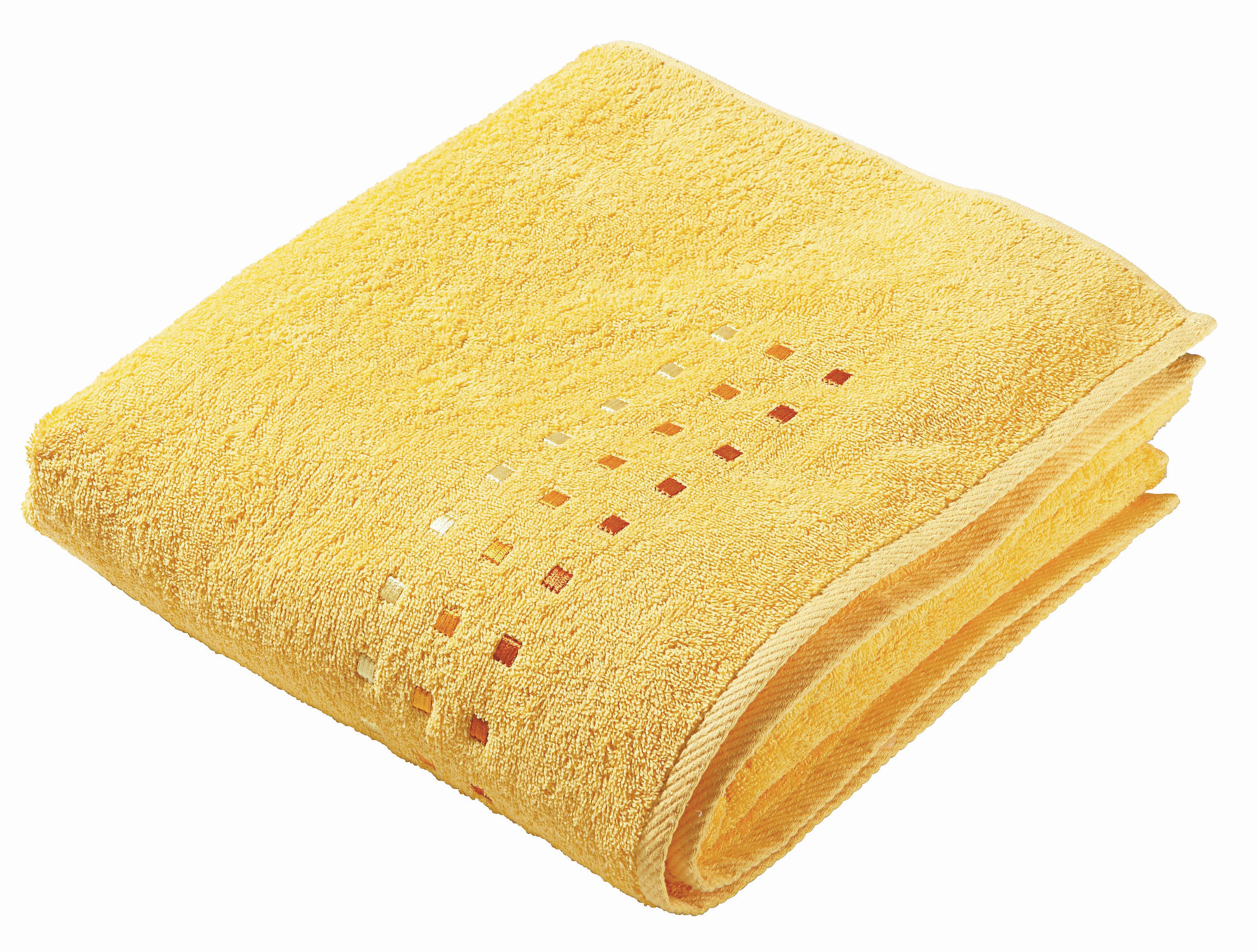 DUSCHHANDDUK 70/140 cm  - gul, Klassisk, textil (70/140cm) - Best Price