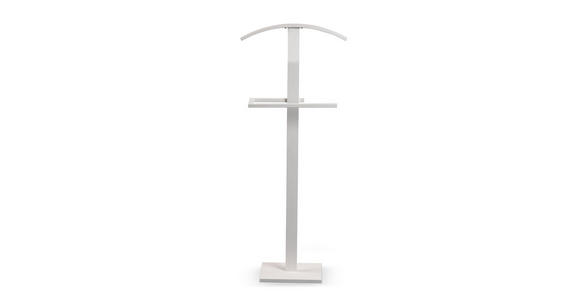 HERRENDIENER in Weiß 45/112/21 cm - Weiß, Design, Metall (45/112/21cm) - Xora
